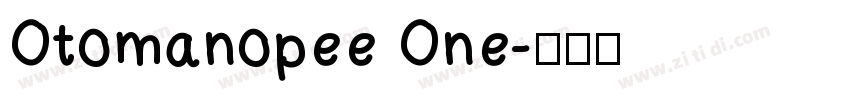 Otomanopee One字体转换